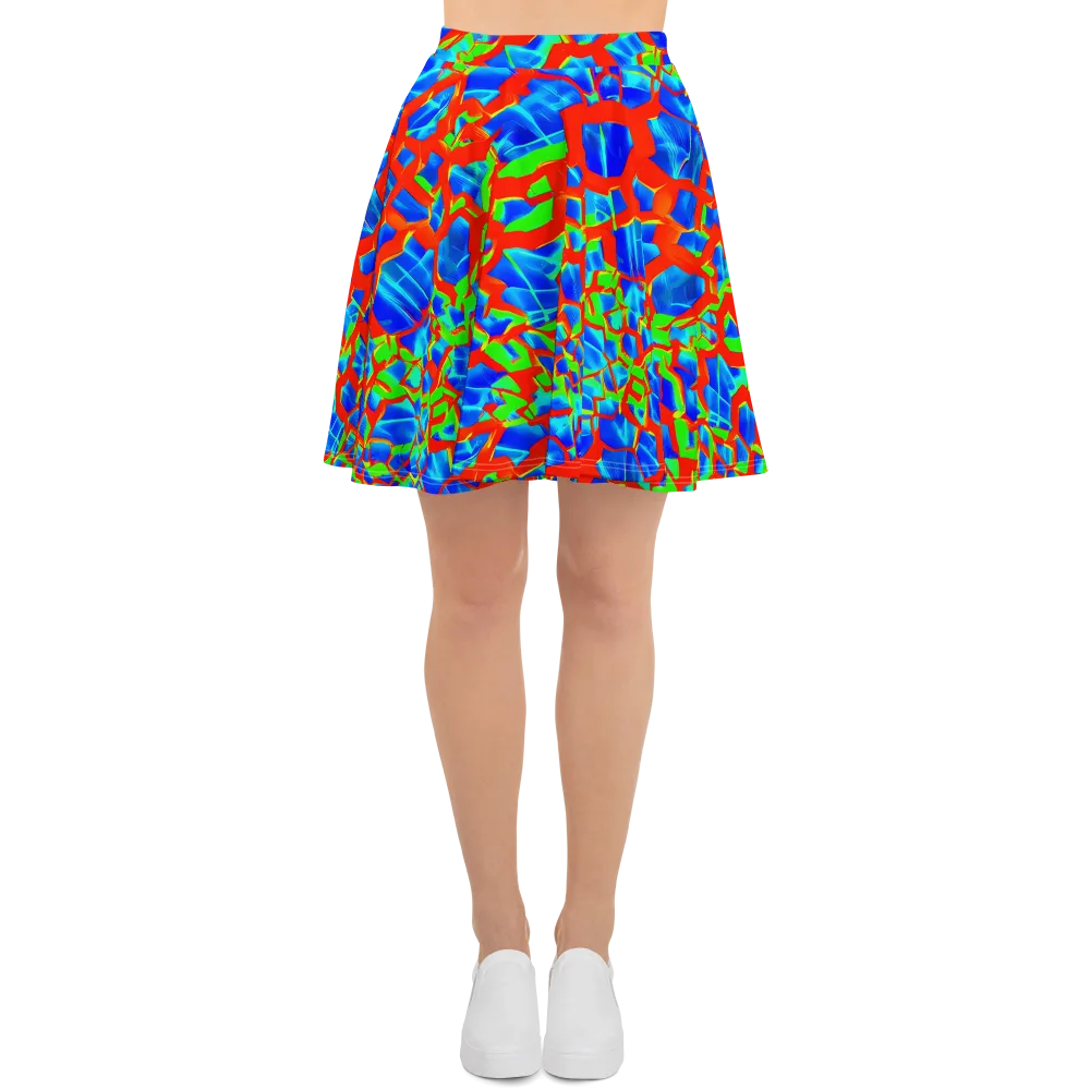 Plasma Lattice on Skater Skirt — Front