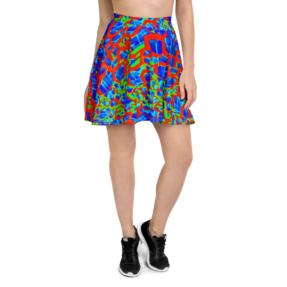Plasma Lattice on Skater Skirt — Front