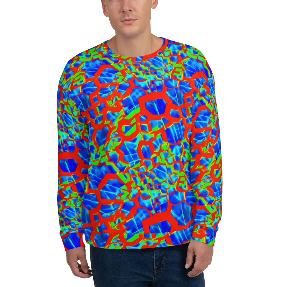 Plasma Lattice on Sweatshirt — Front