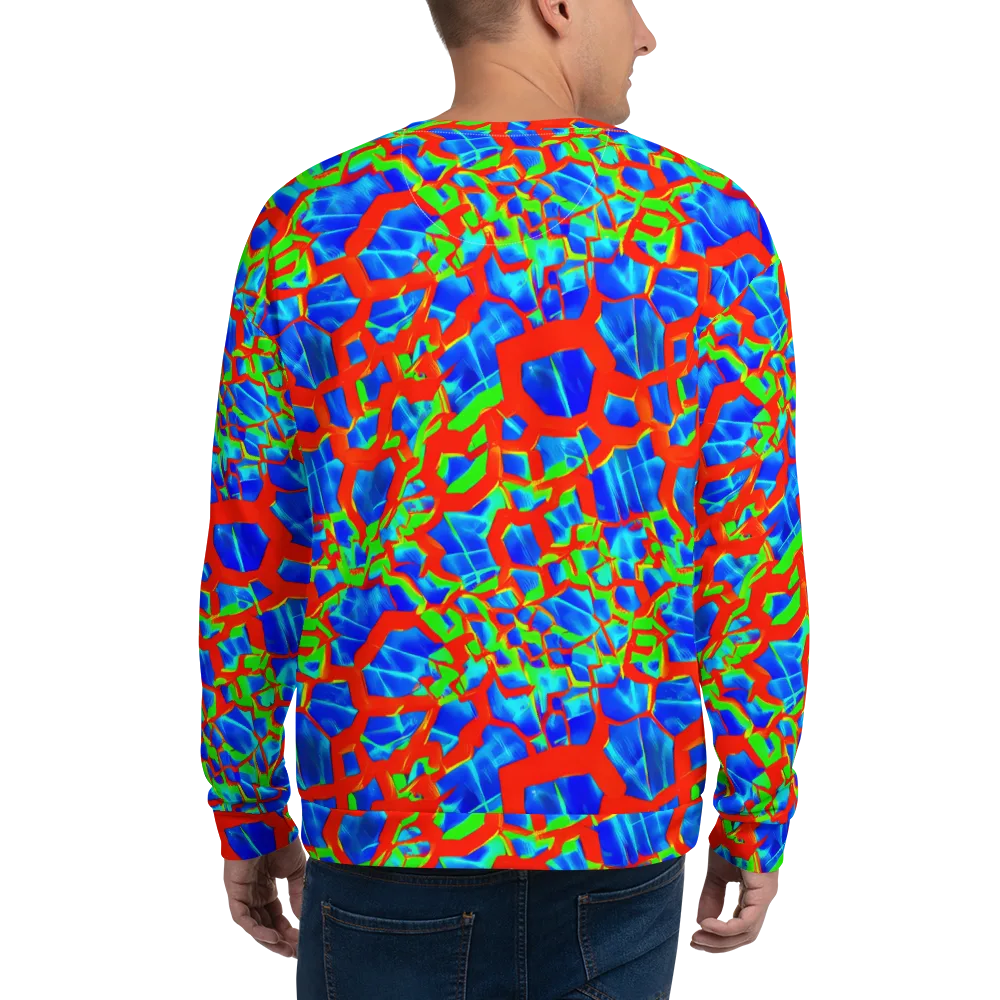 Plasma Lattice on Sweatshirt — Back