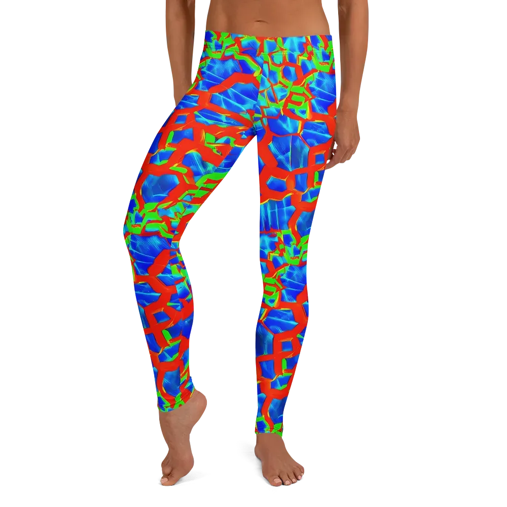 Plasma Lattice on Leggings — Front