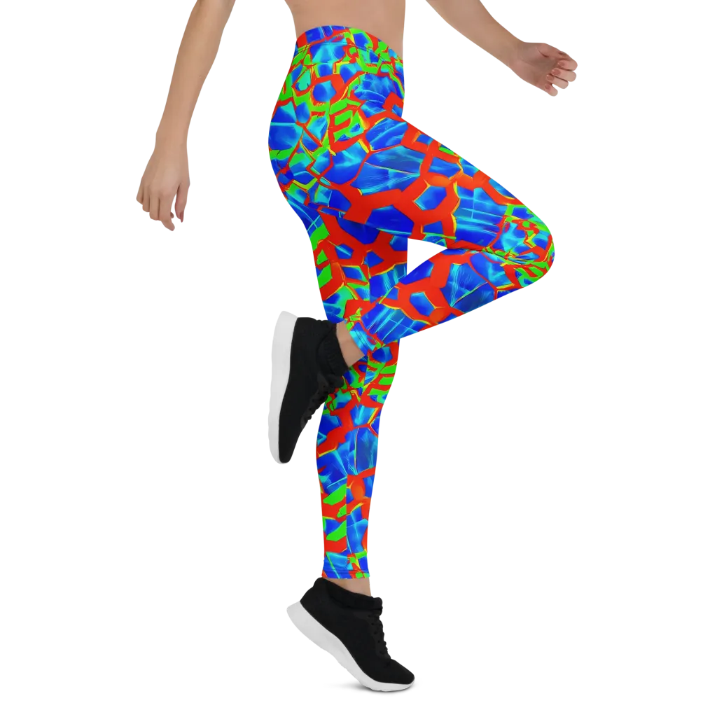 Plasma Lattice on Leggings — Right