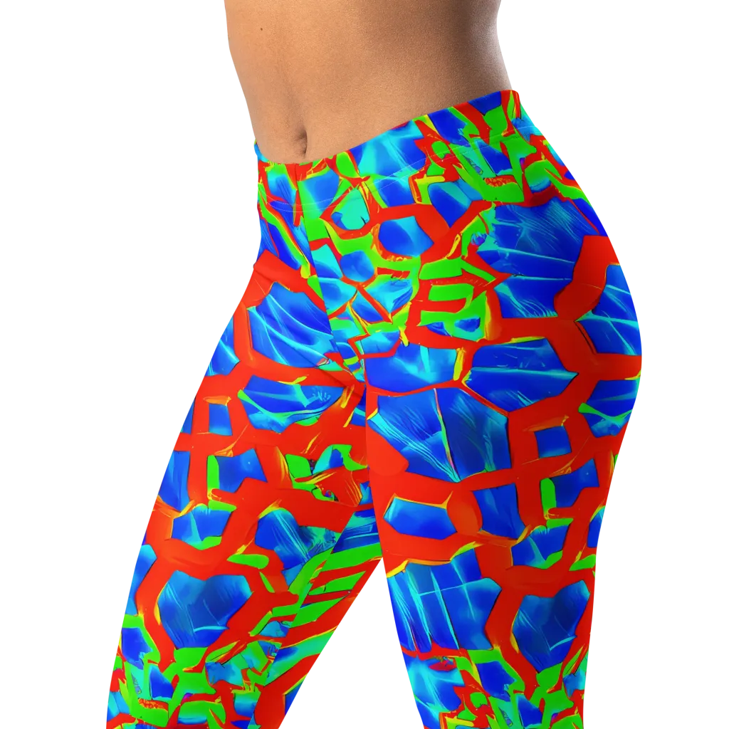 Plasma Lattice on Leggings — Left Front