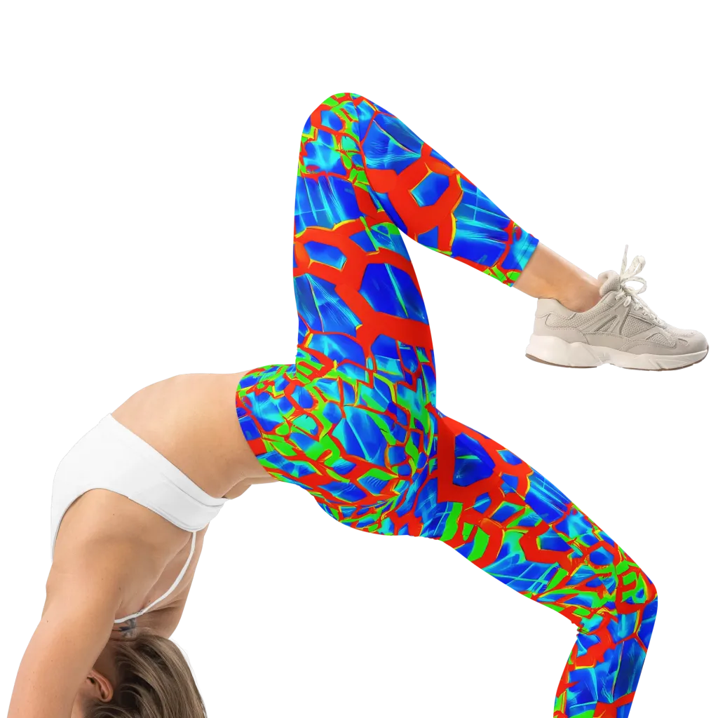 Plasma Lattice on Leggings — Right