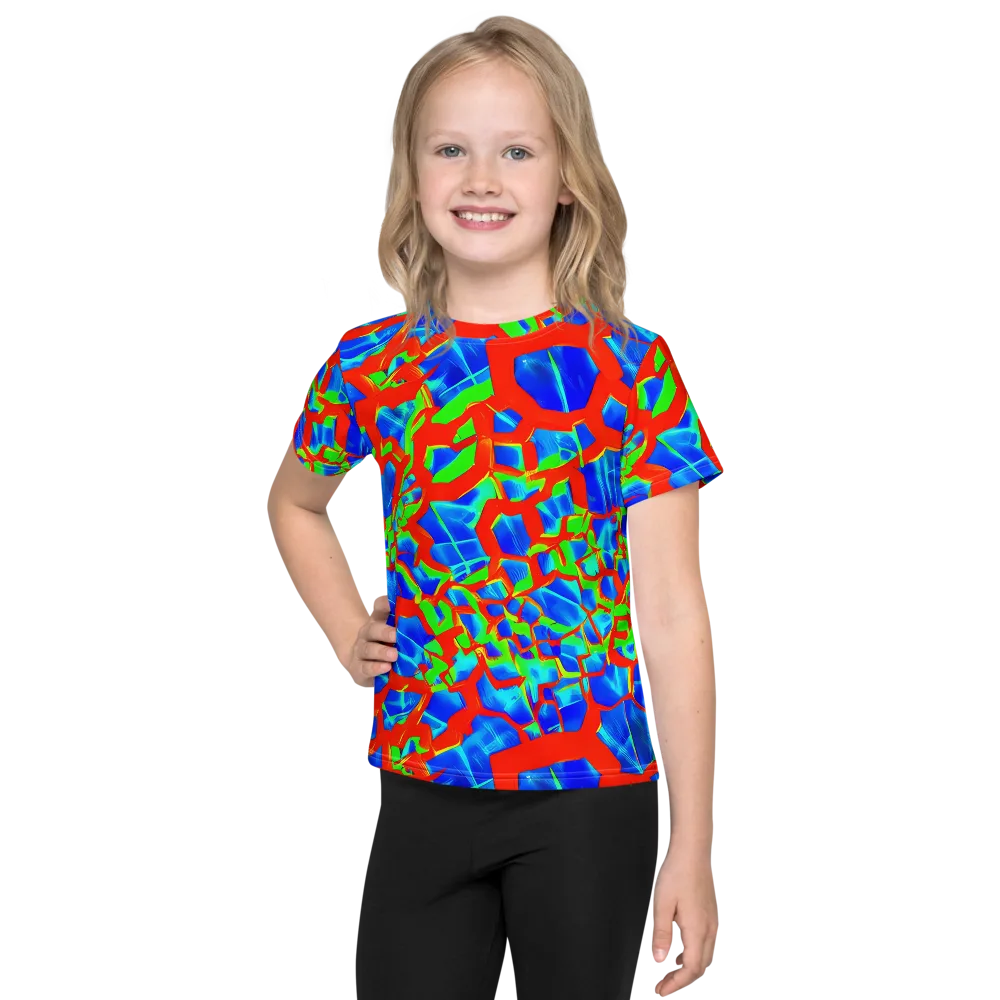 Plasma Lattice on Kids Crew Neck T-Shirt — Front