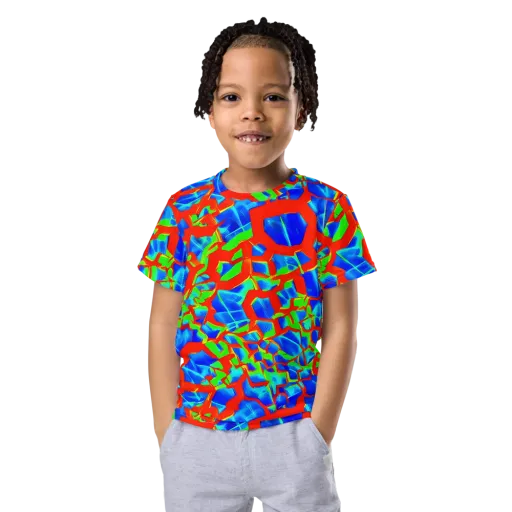 Plasma Lattice on a Kids Crew Neck T-Shirt