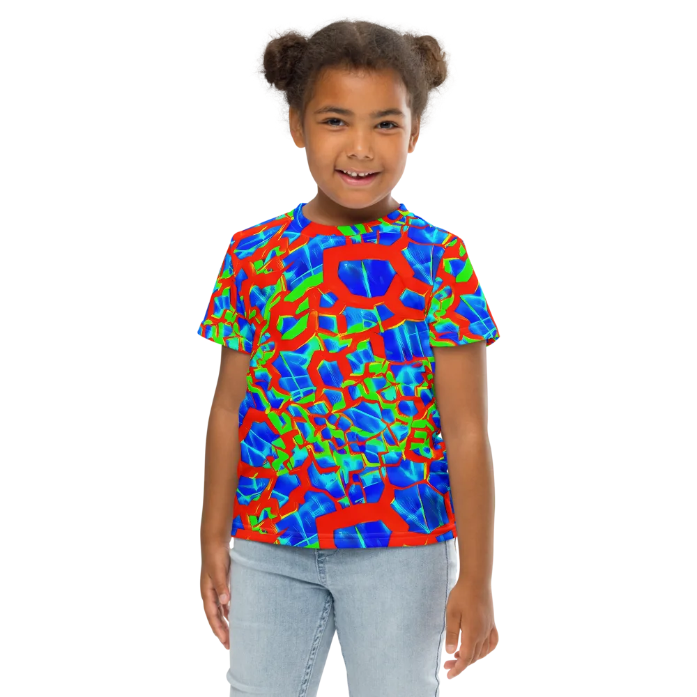Plasma Lattice on Kids Crew Neck T-Shirt — Front