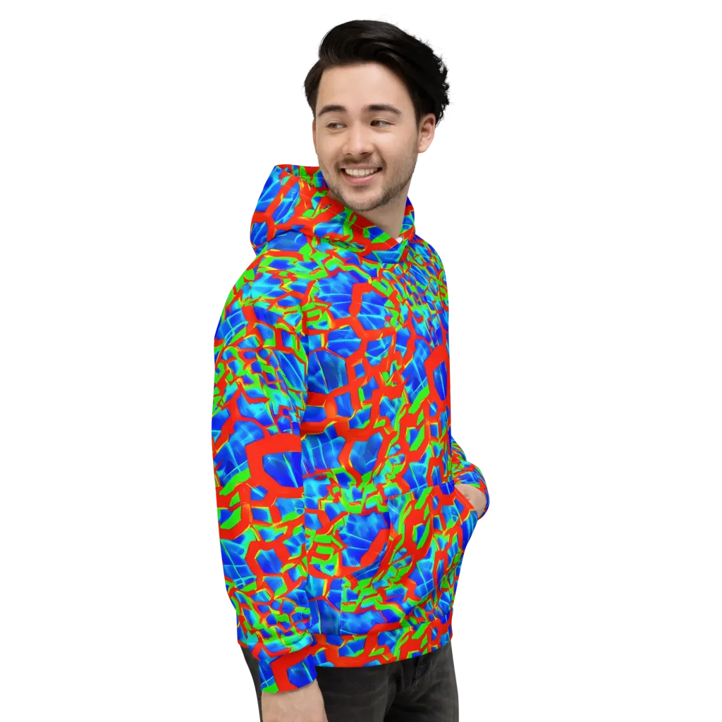 Plasma Lattice on Hoodie — Right