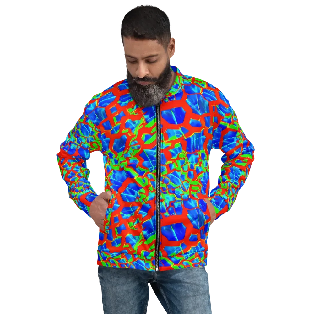 Plasma Lattice on Bomber Jacket — Front