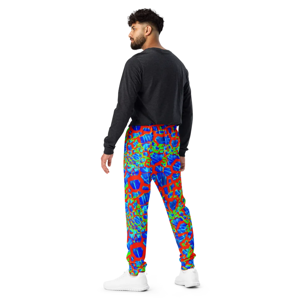 Plasma Lattice on Men's Joggers — Back