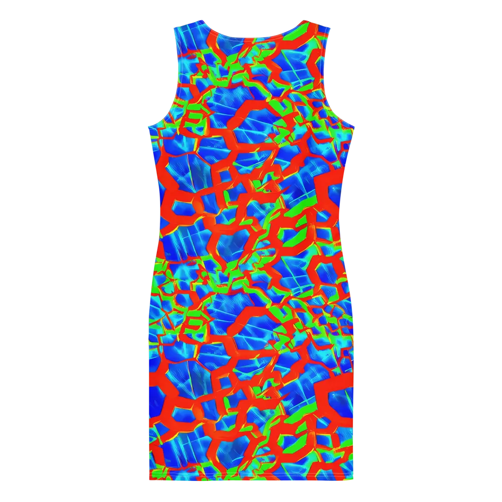 Plasma Lattice on Bodycon Dress — Back