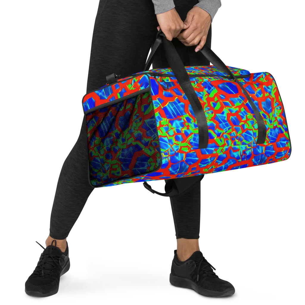 Plasma Lattice on Duffle Bag — Right Front