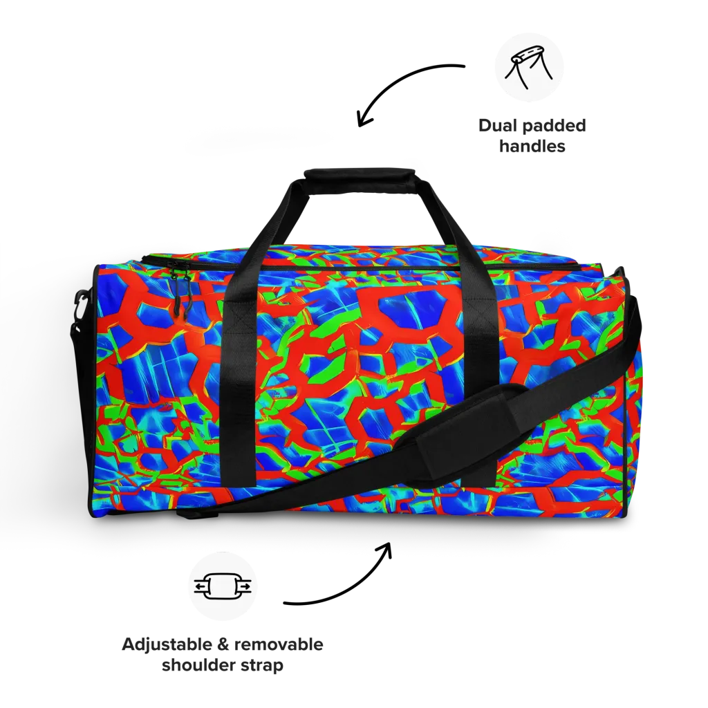 Plasma Lattice on Duffle Bag — Front