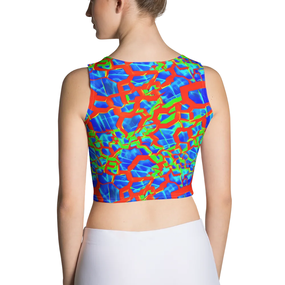 Plasma Lattice on Crop Top — Back