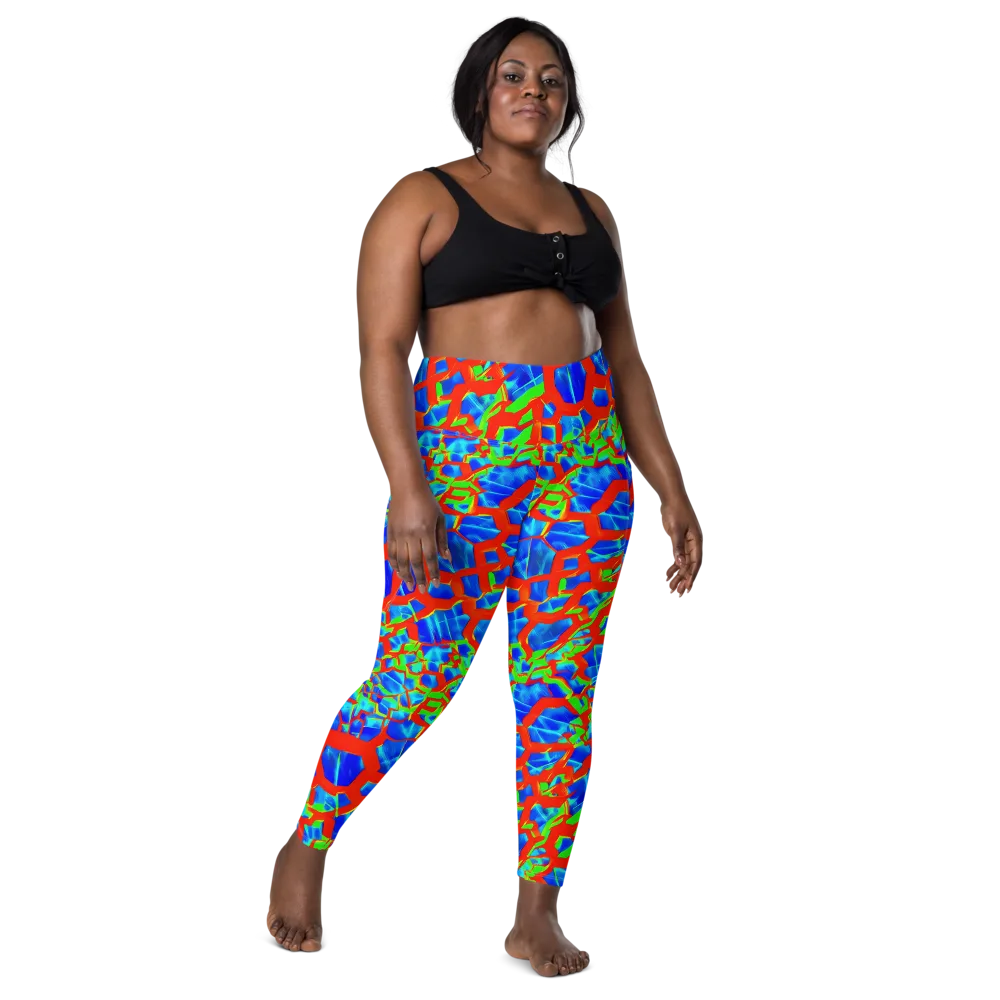 Plasma Lattice on Leggings with Pockets — Front