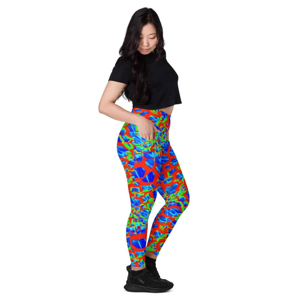 Plasma Lattice on Leggings with Pockets — Right