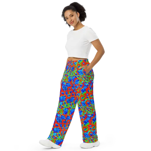 Plasma Lattice on a Wide-Leg Pants