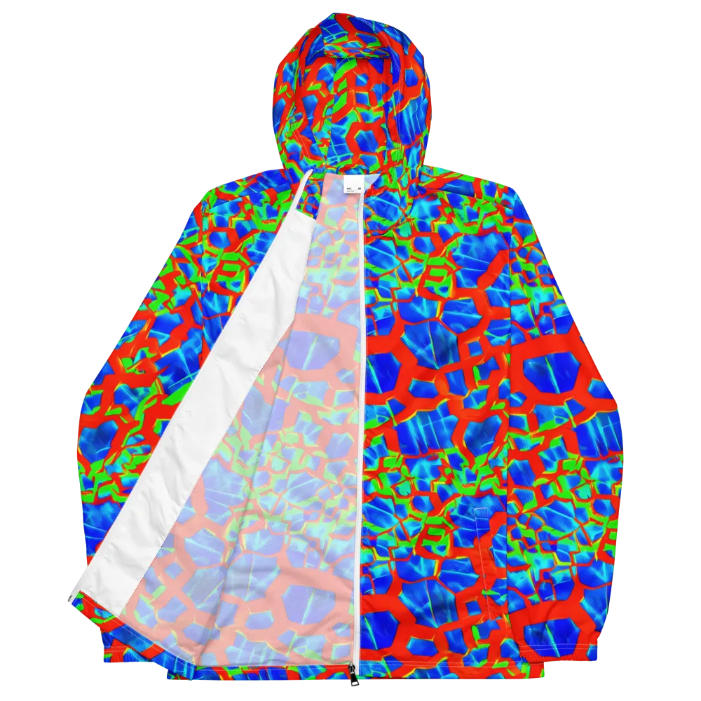 Plasma Lattice on Men's Windbreaker — Front
