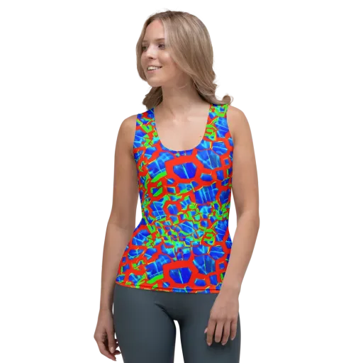 Plasma Lattice on a Women's Tank Top