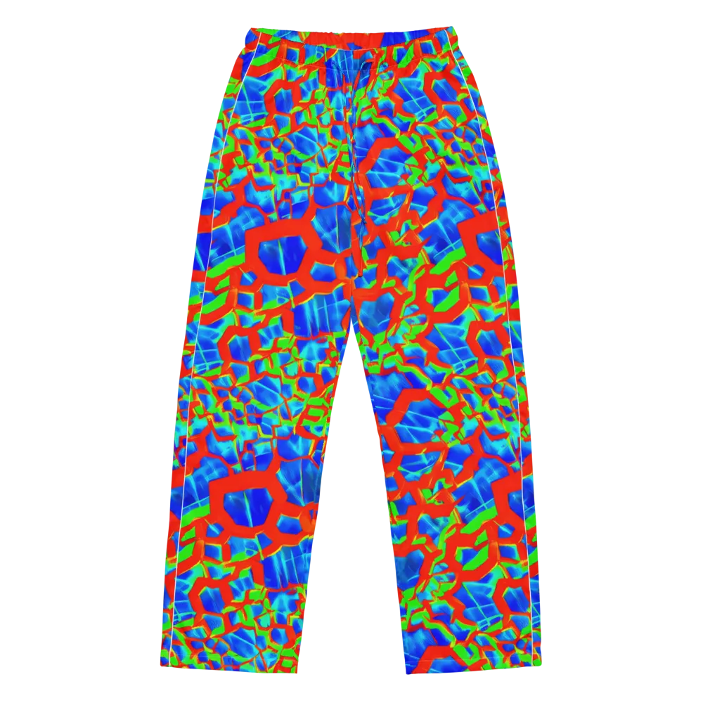 Plasma Lattice on Women's Pajama Pants — Front