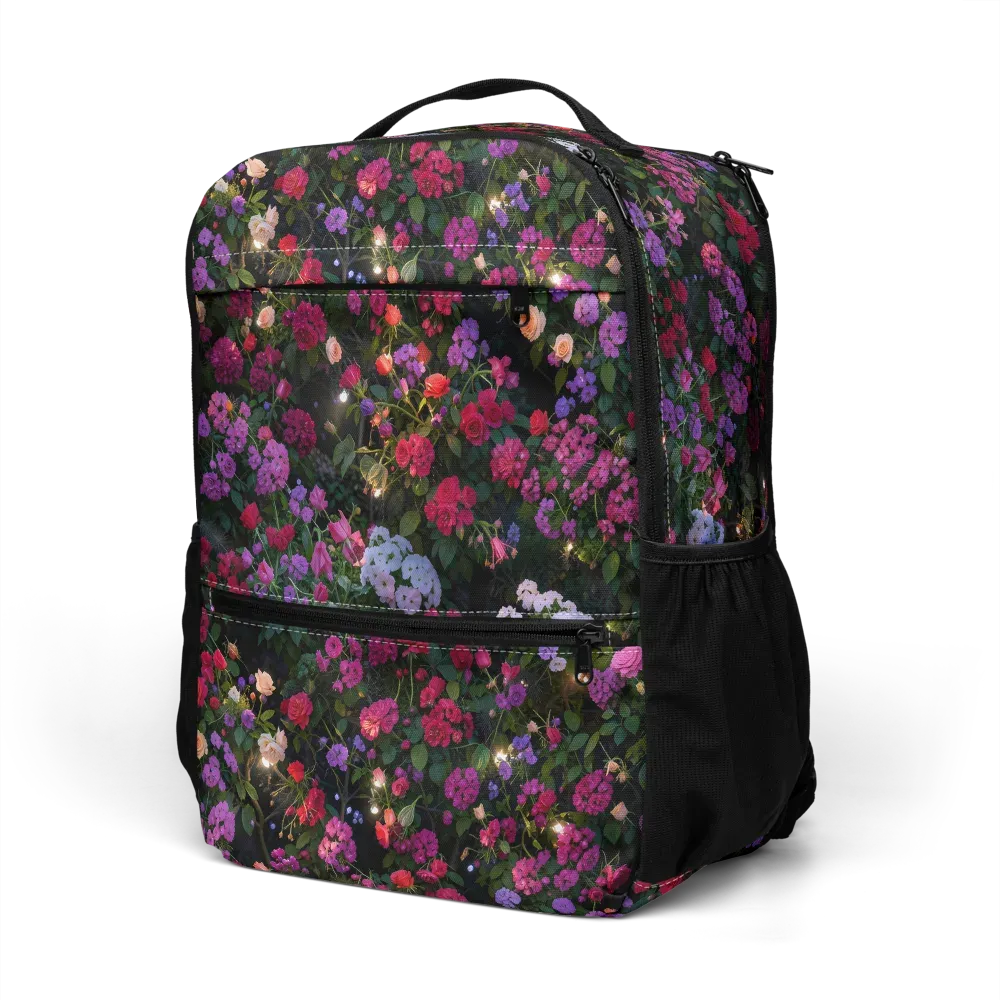 Velvet Bloom on Utility Backpack — Left Front