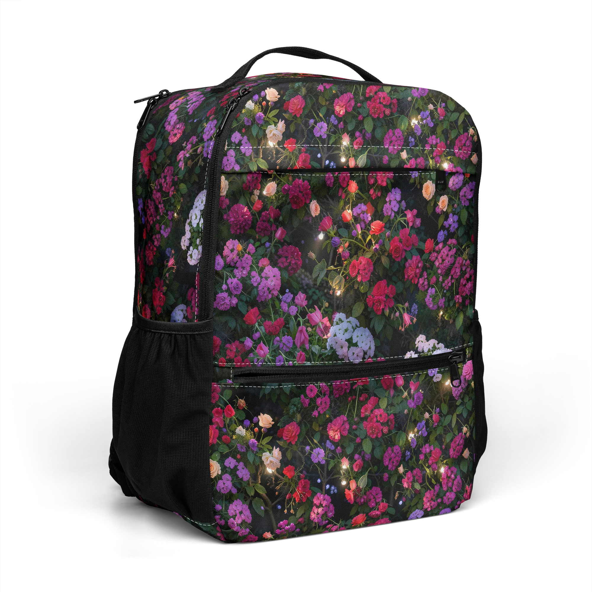 Velvet Bloom on Utility Backpack — Right Front