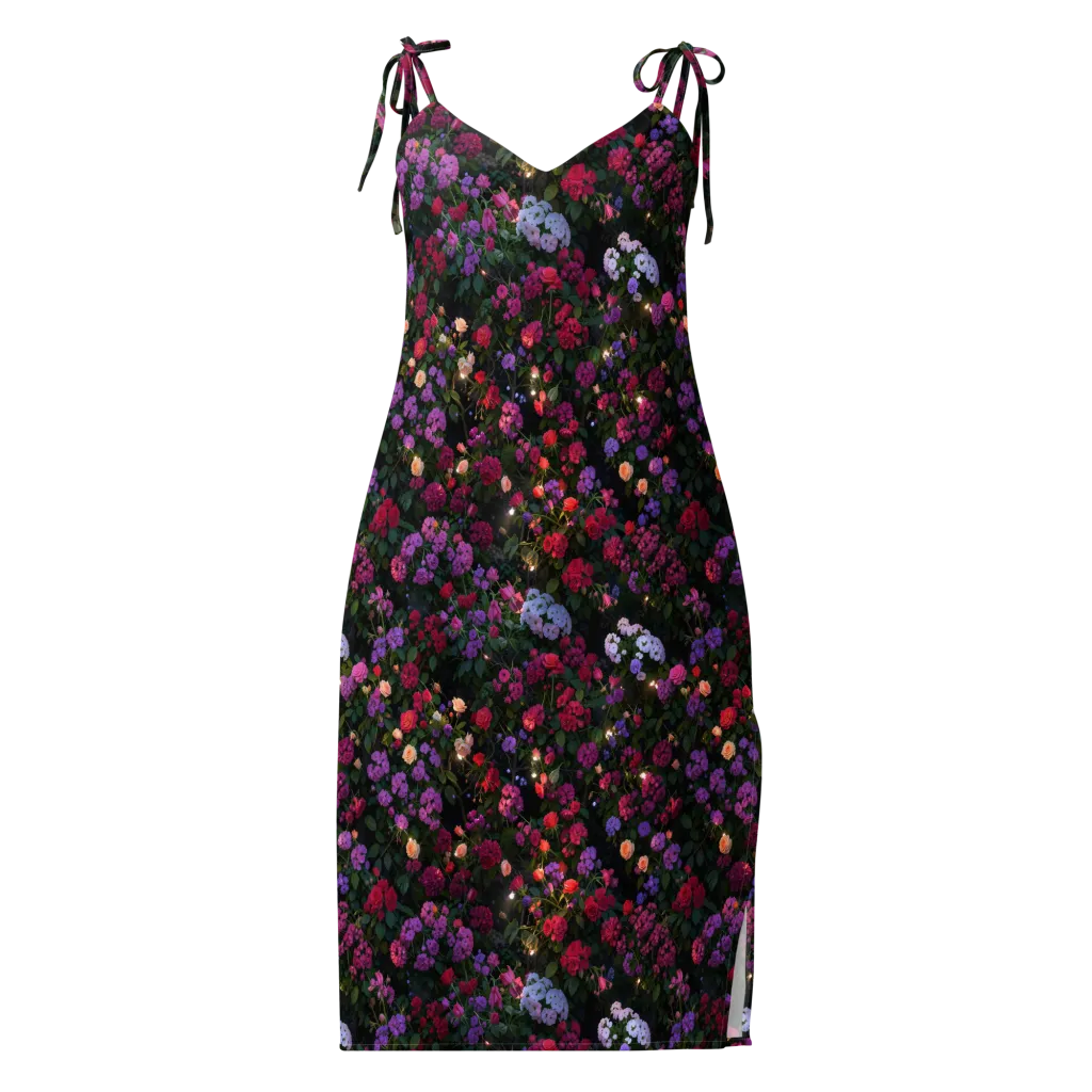 Velvet Bloom on Slip Dress — Front