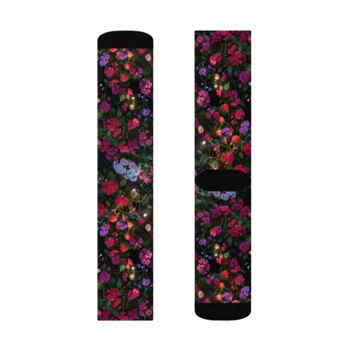 Velvet Bloom on a Socks