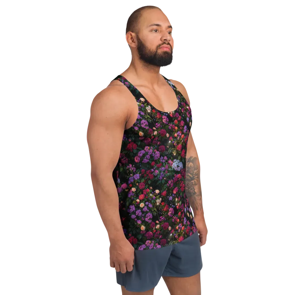 Velvet Bloom on Men's Tank Top — Right Front