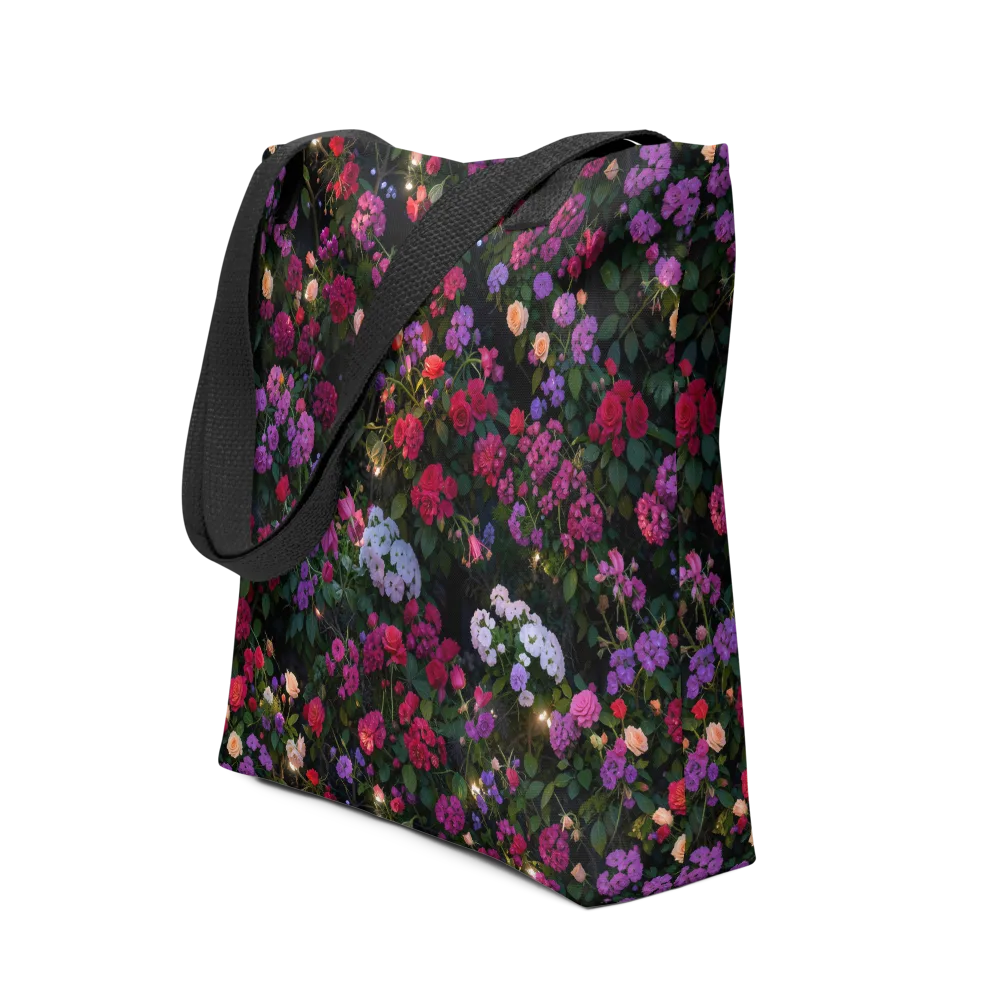 Velvet Bloom on Tote Bag — Front