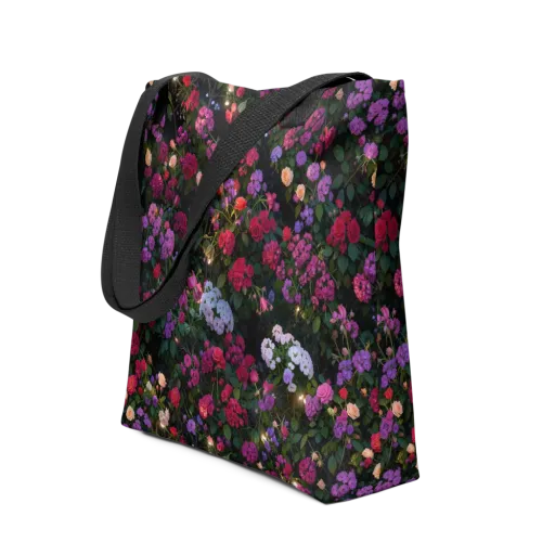 Velvet Bloom on a Tote Bag