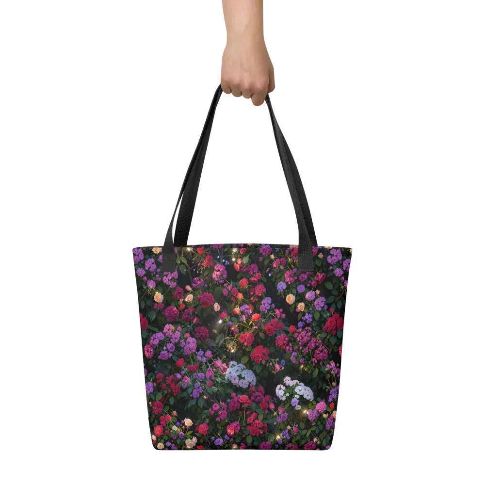 Velvet Bloom on Tote Bag — Front