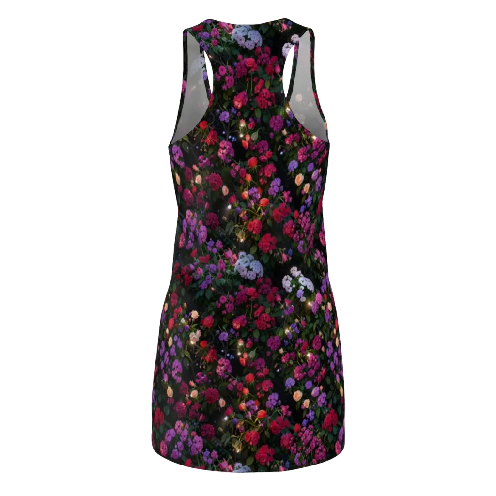Velvet Bloom on Racerback Dress — Back