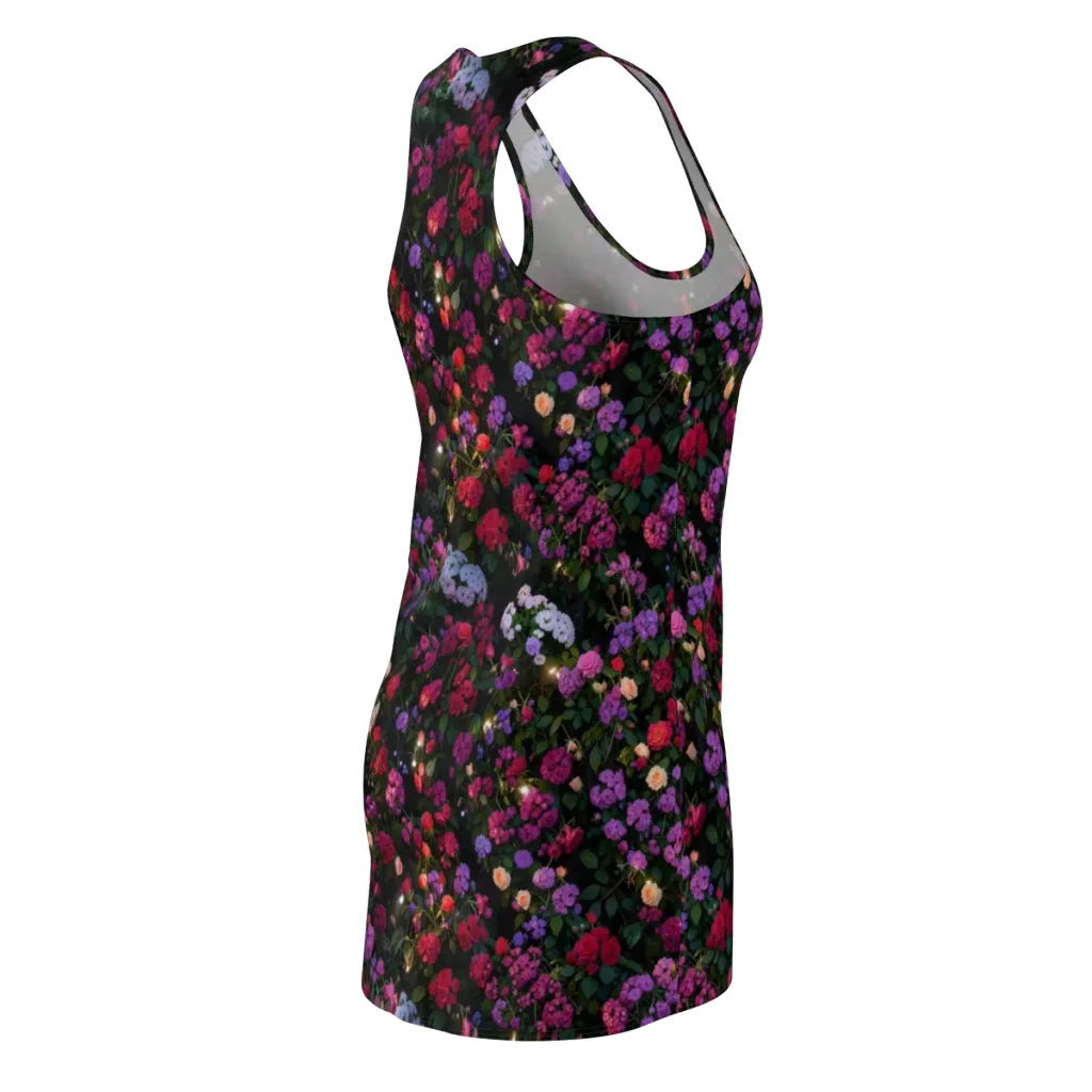 Velvet Bloom on Racerback Dress — Back Side