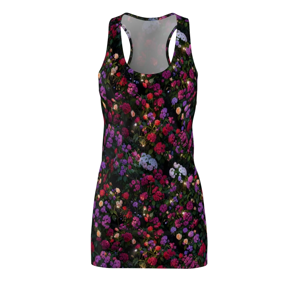 Velvet Bloom on Racerback Dress — Front