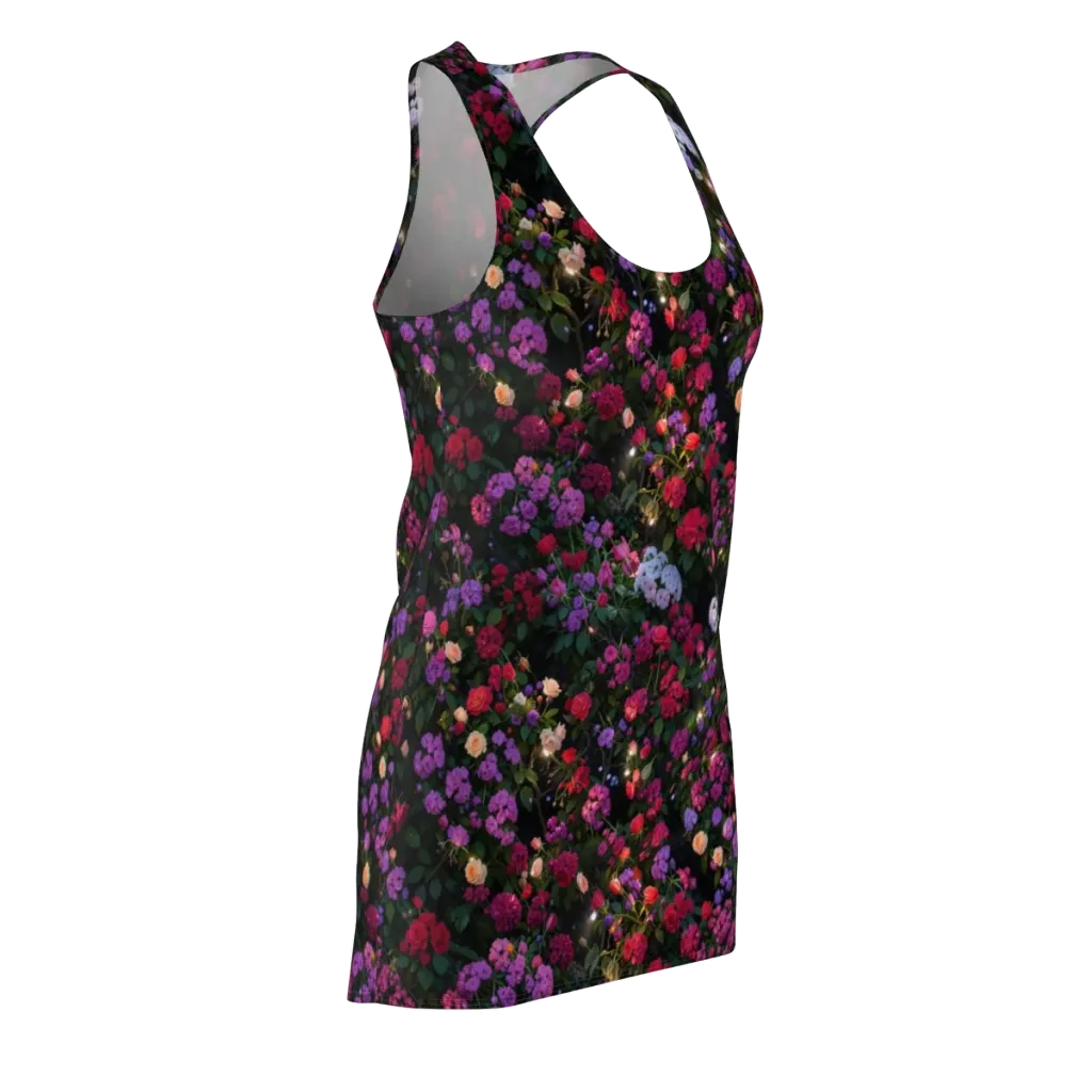 Velvet Bloom on Racerback Dress — Front Side