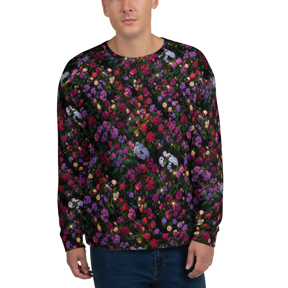 Velvet Bloom on Sweatshirt — Front