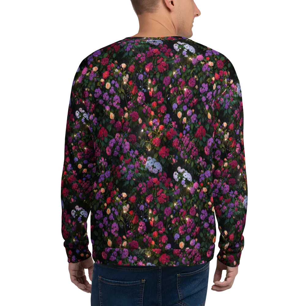 Velvet Bloom on Sweatshirt — Back