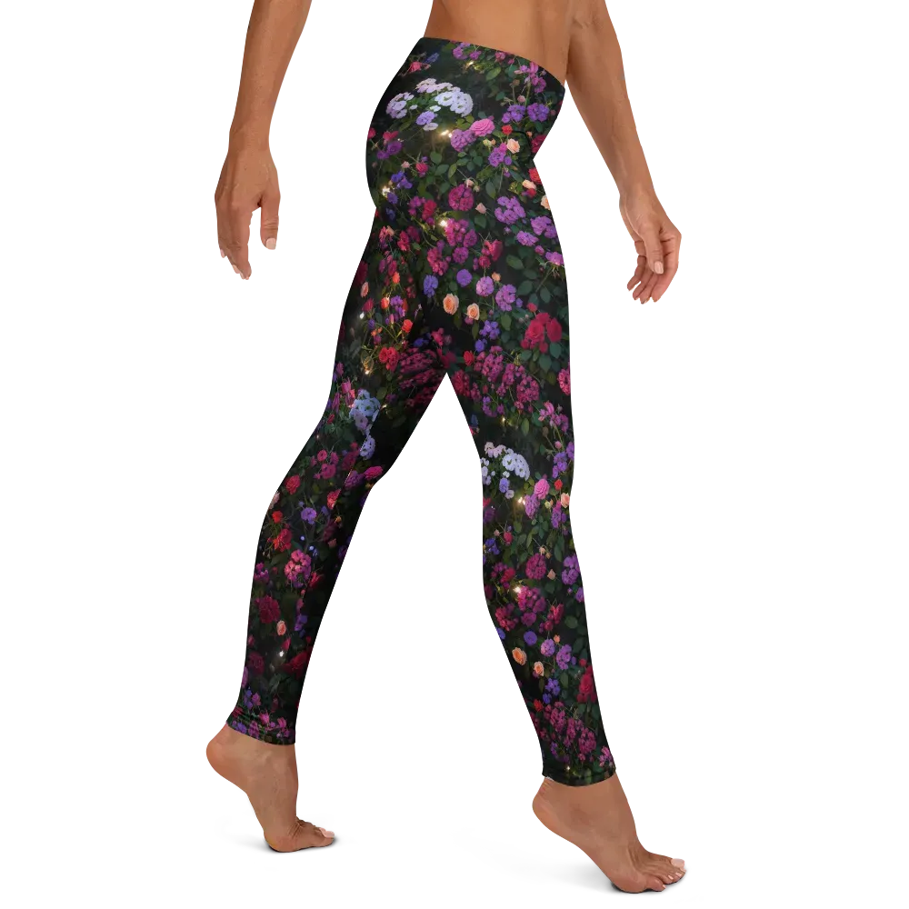 Velvet Bloom on Leggings — Right