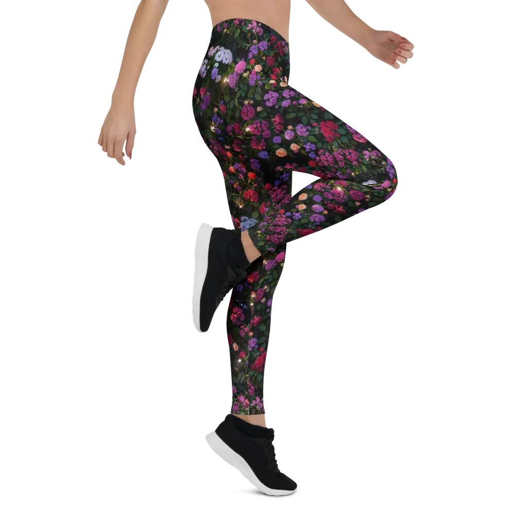 Velvet Bloom on Leggings — Right