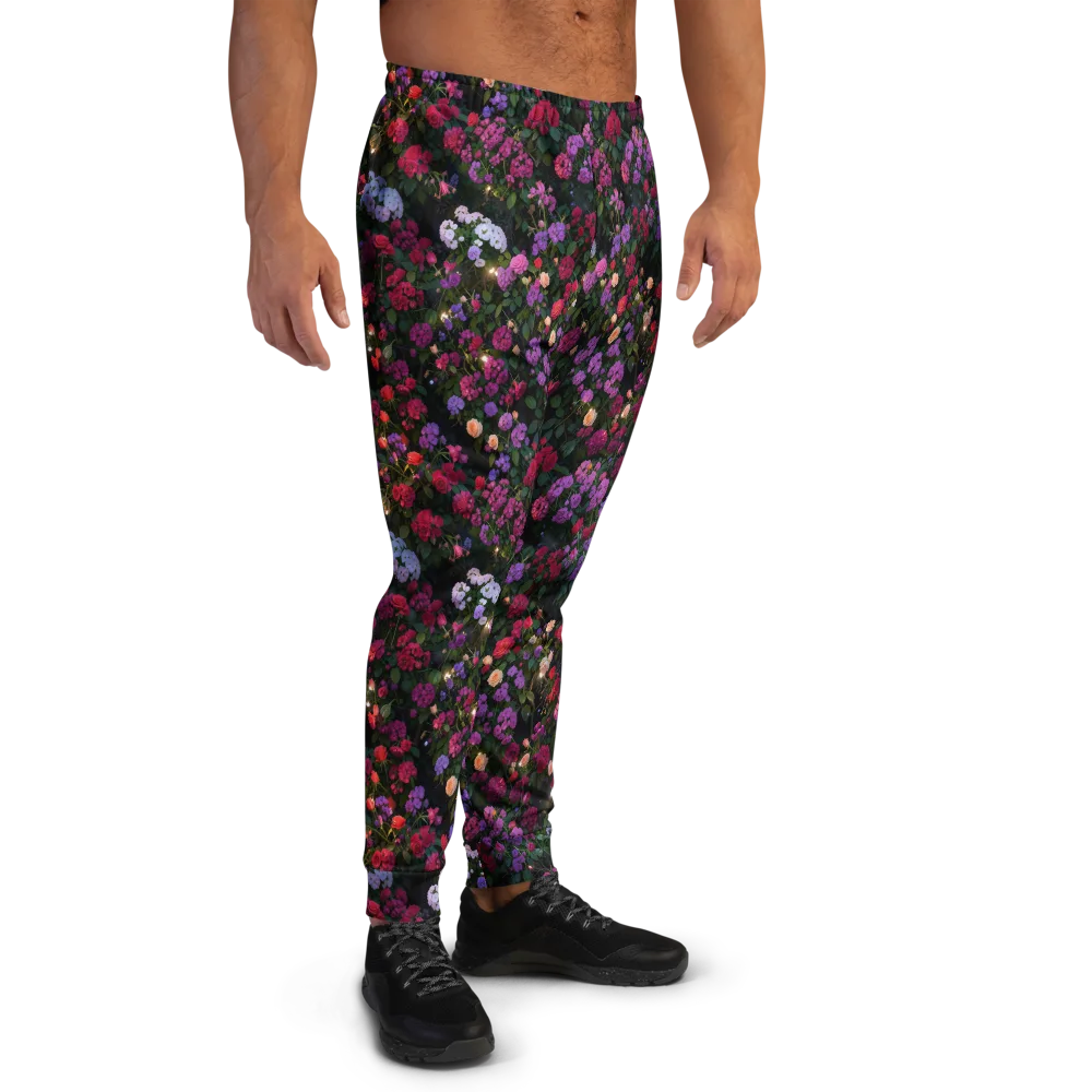 Velvet Bloom on Men's Joggers — Right