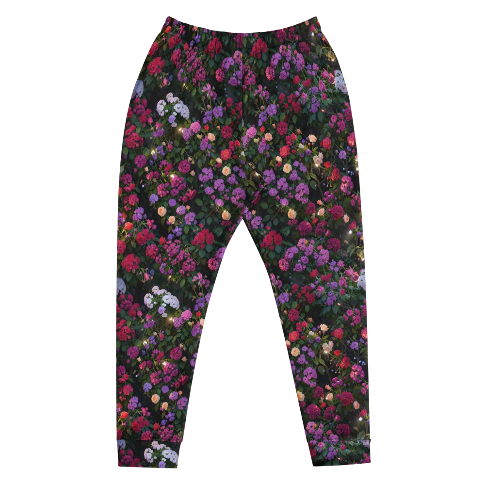 Velvet Bloom on Men's Joggers — Front
