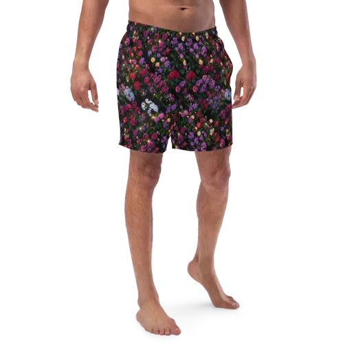 Velvet Bloom on a Swim Trunks