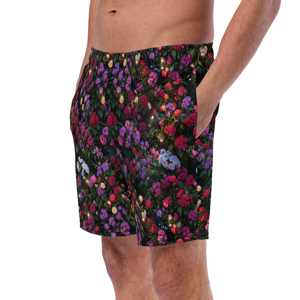 Velvet Bloom on Swim Trunks — Left Front