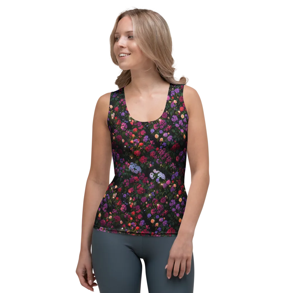 Velvet Bloom on Women's Tank Top — Front