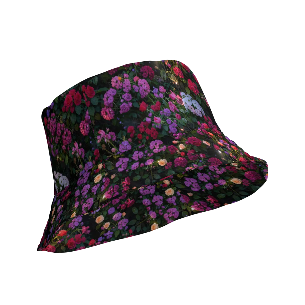Velvet Bloom on Reversible Bucket Hat — Product details Outside