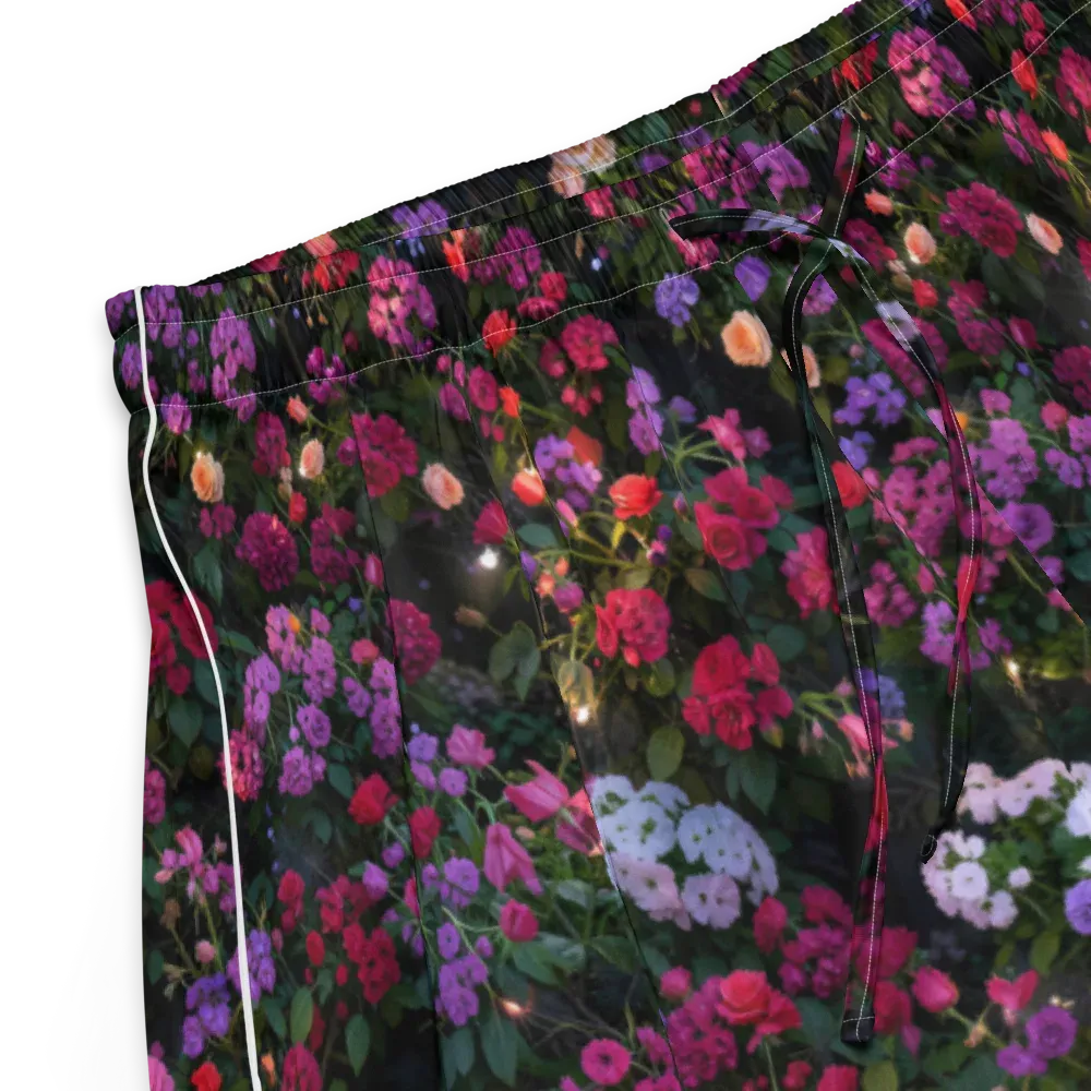 Velvet Bloom on Women's Pajama Shorts — Product details