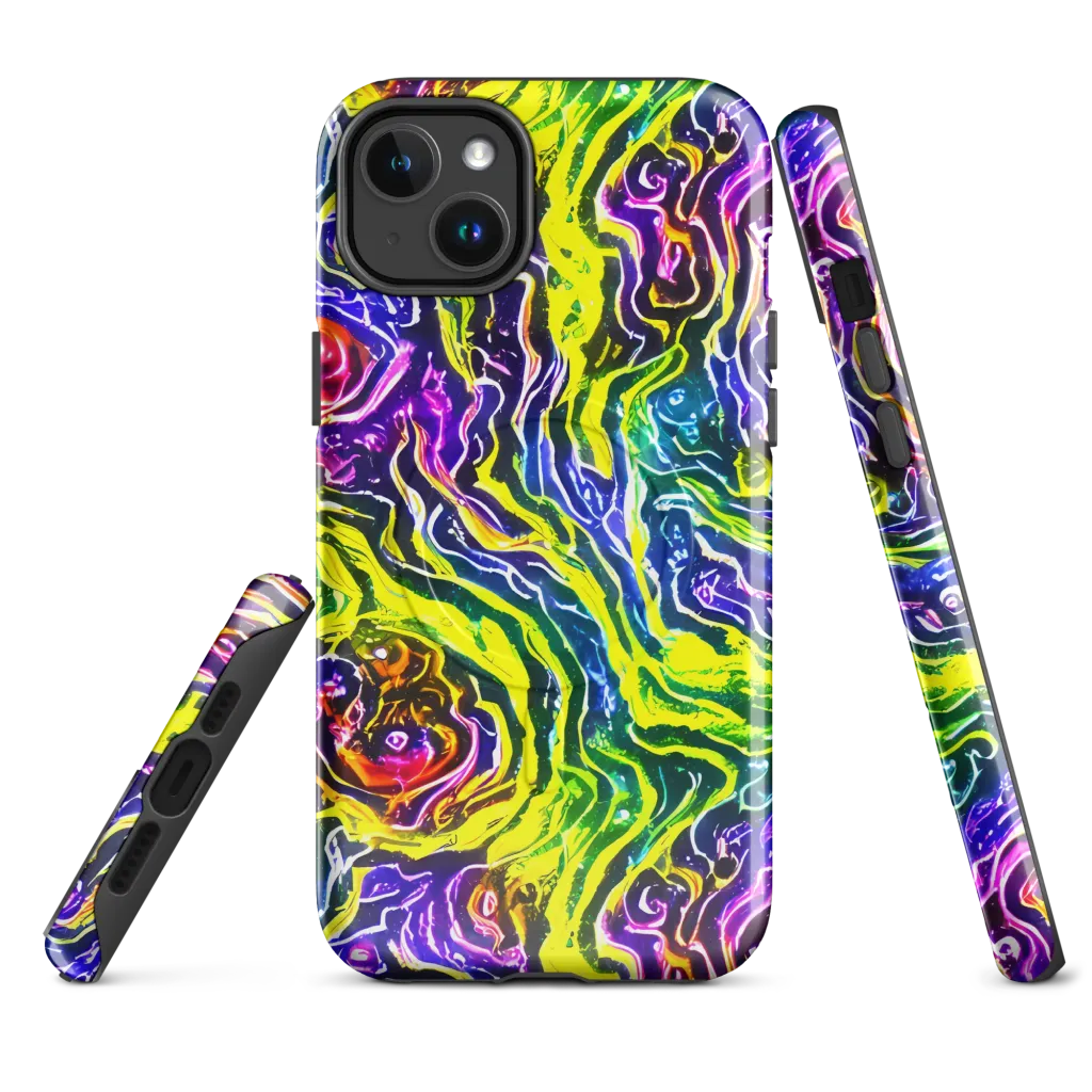 Cosmic Lava Lace on MagSafe Tough Case for iPhone® — Front