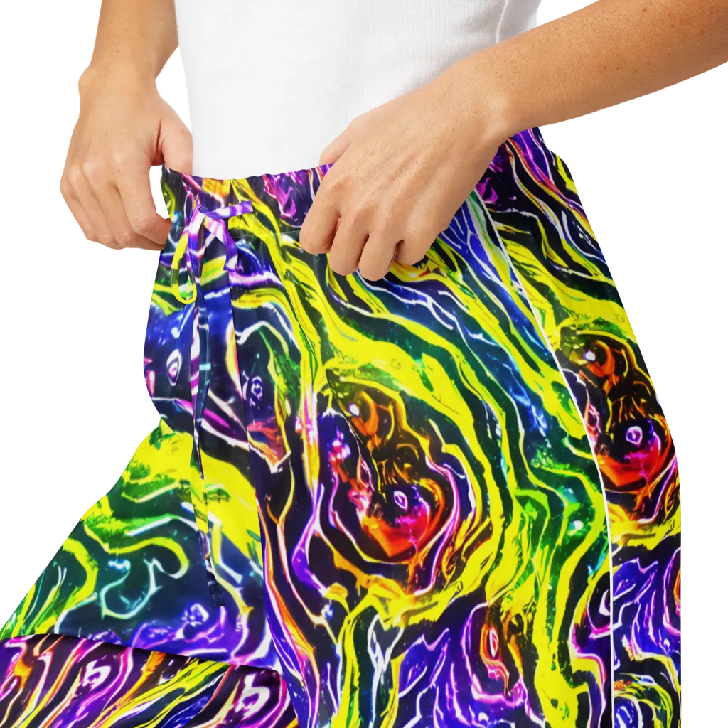 Cosmic Lava Lace on Women's Pajama Pants — Product details