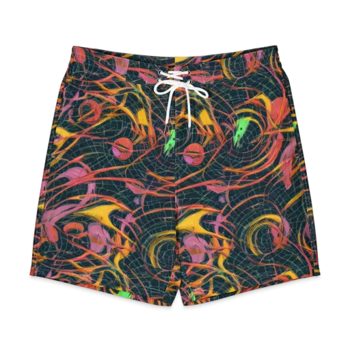 Cosmic Underbrush on a Men's Board Shorts